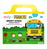 ooly ooly x peanuts school coloring travel kit