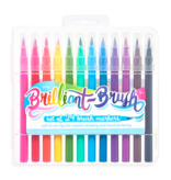 ooly ooly brilliant brush markers, set of 24