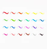 ooly ooly brilliant brush markers, set of 24