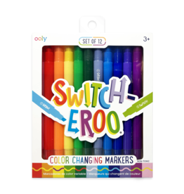 ooly ooly switch-eroo color changing markers, set of 12
