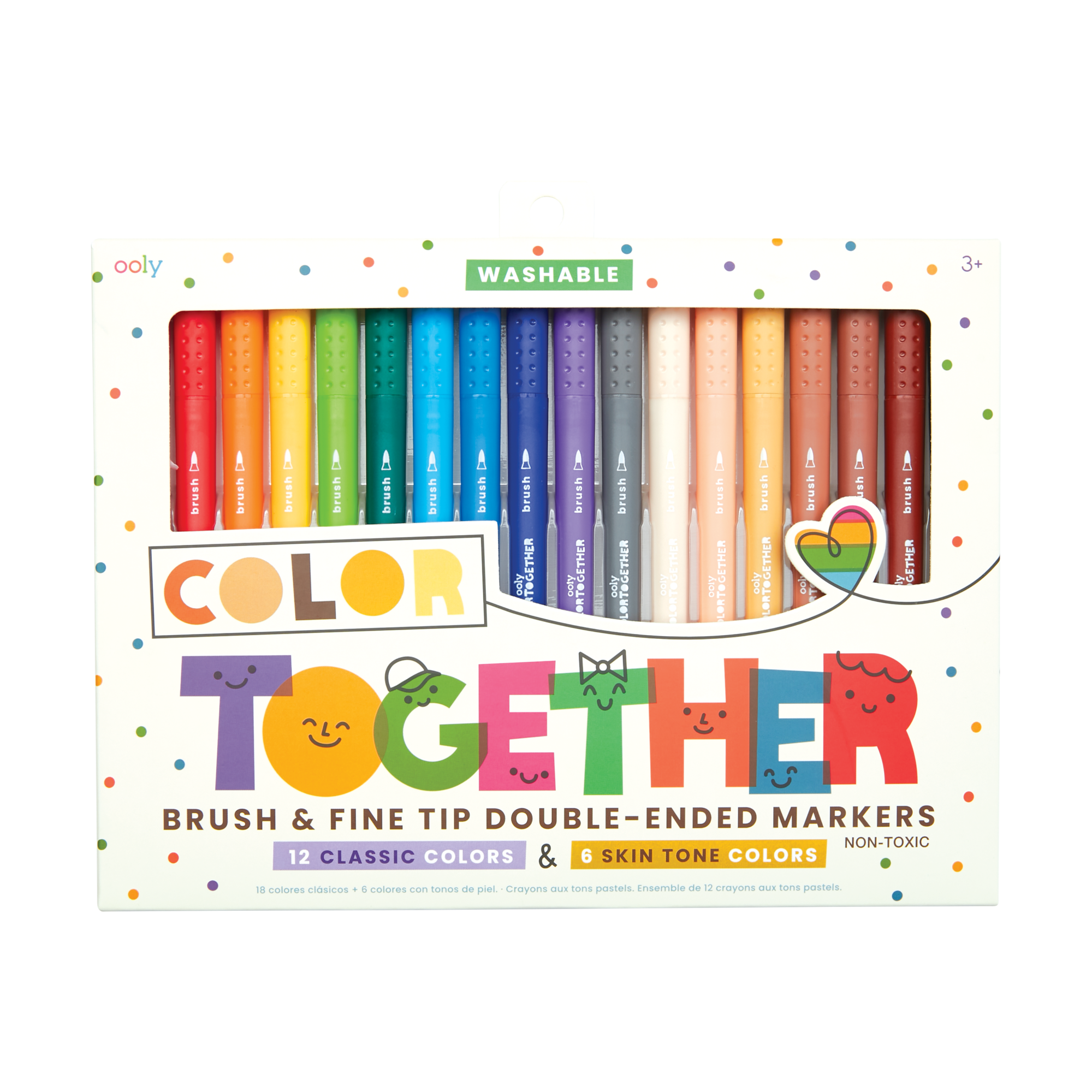 ooly ooly color together markers, set of 18