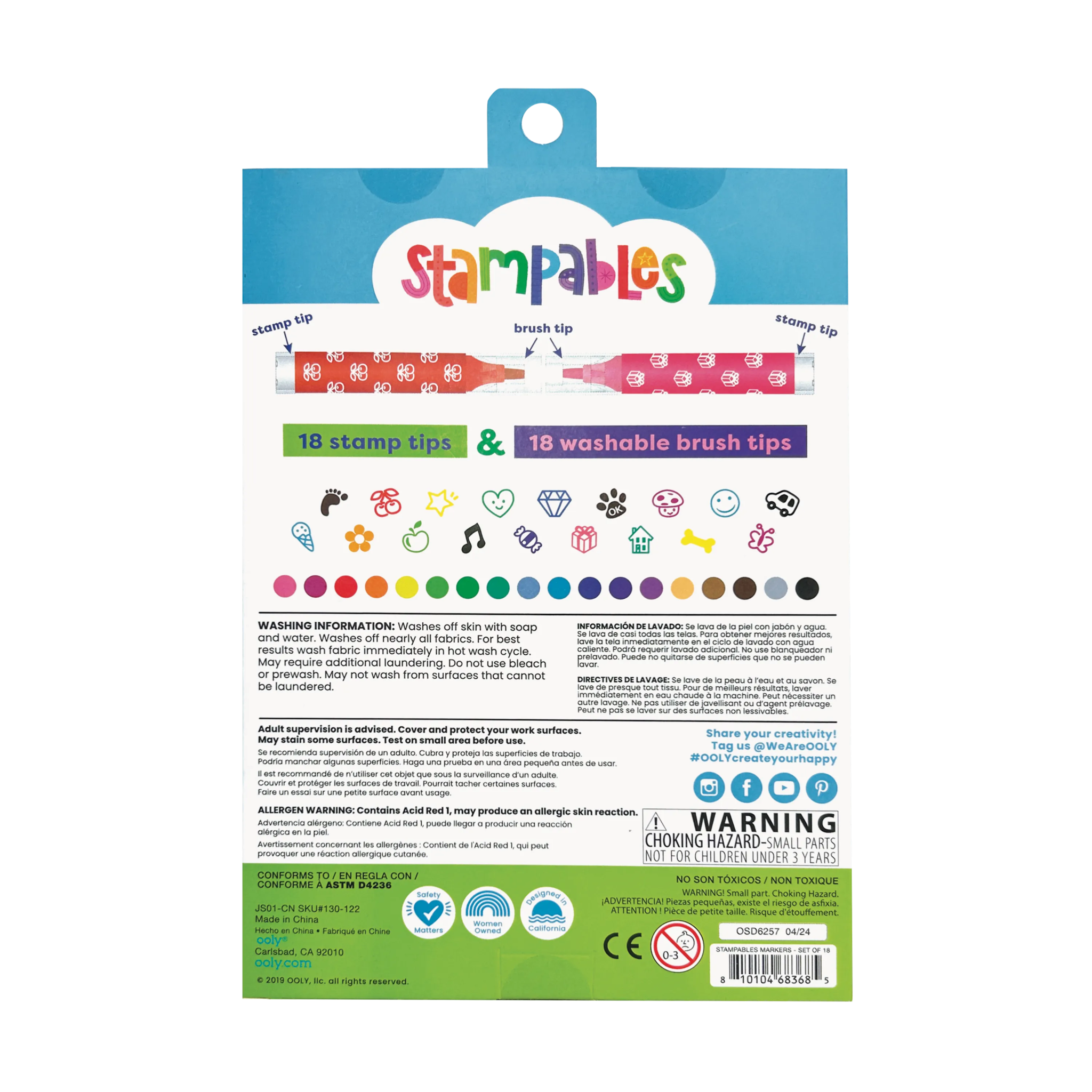 ooly ooly stampables scented double-ended stamp markers (18)