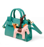 zomi gems zomi gems shiny croc H bag