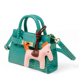 zomi gems zomi gems shiny croc H bag