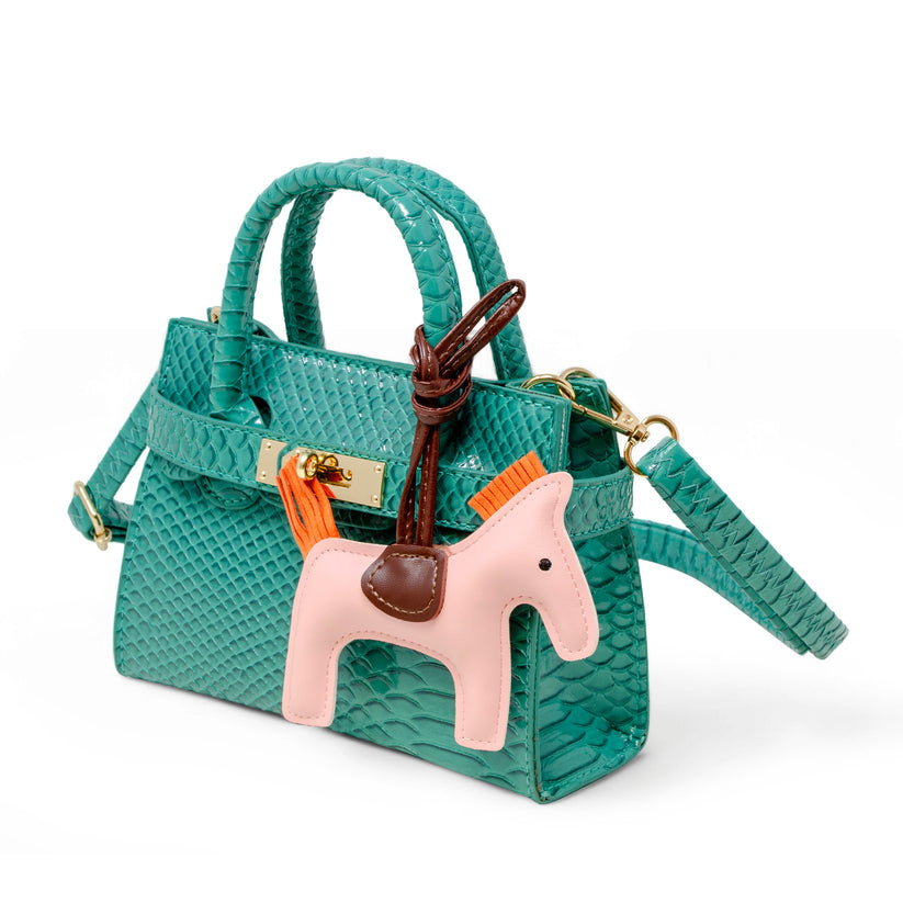 zomi gems zomi gems shiny croc H bag