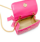zomi gems zomi gems quilted bag with pearl handle + bow