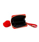 zomi gems zomi gems quilted wallet w/ rhinestone strap