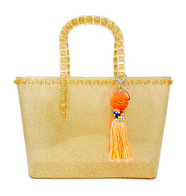 zomi gems zomi gems jumbo jelly tote bag gold