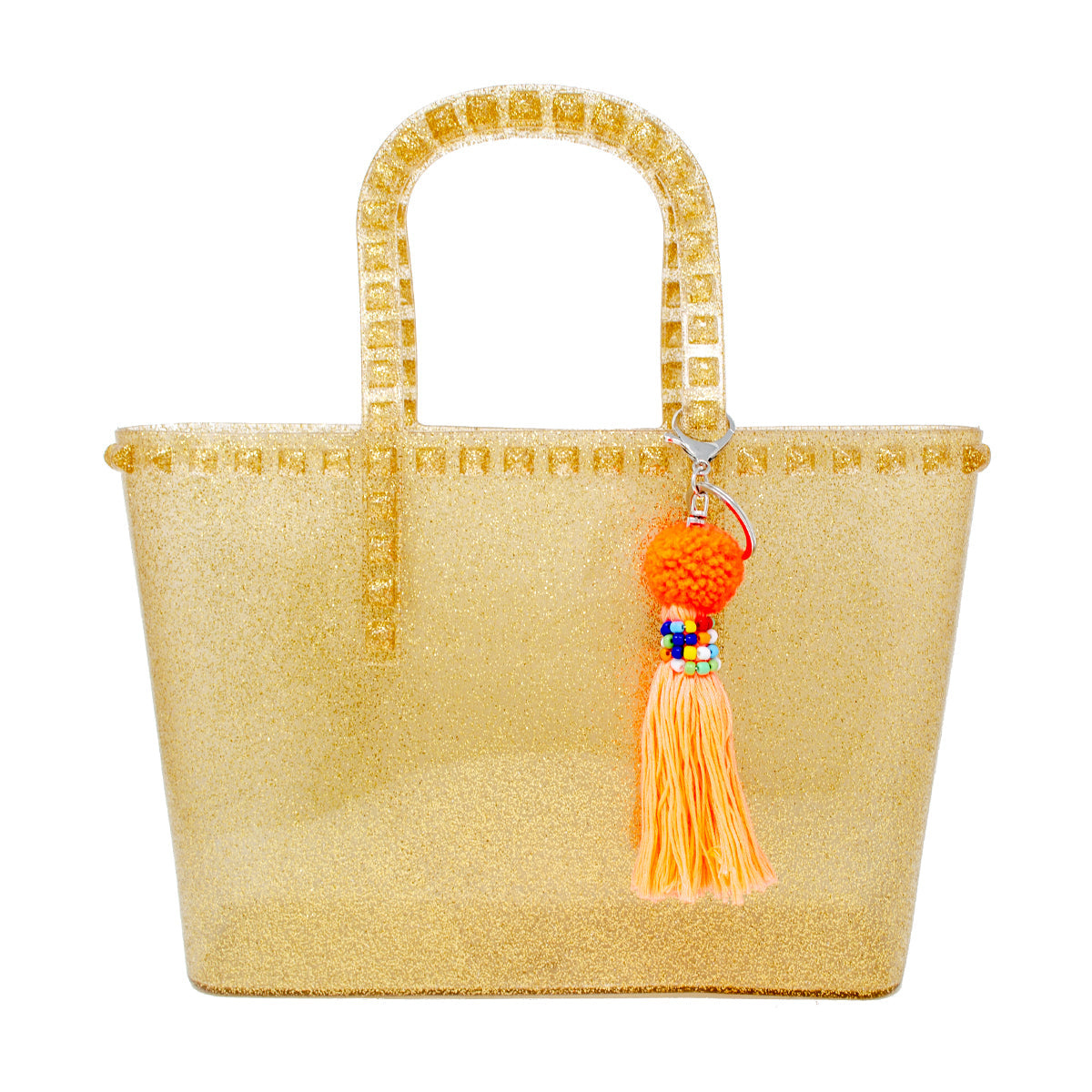 zomi gems zomi gems jumbo jelly tote bag gold