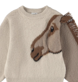 molo molo horse sweater w/ mane