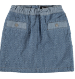 molo molo boucle blue skirt