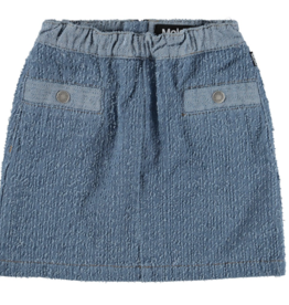 molo molo boucle blue skirt