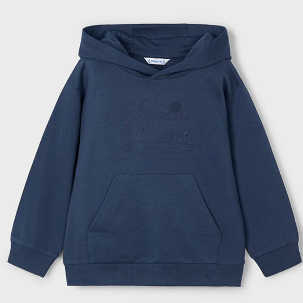 Mayoral mayoral navy palm hoodie