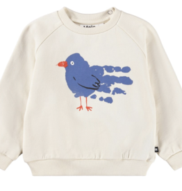 molo molo blue bird sweatshirt