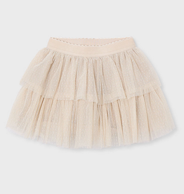 Mayoral mayoral ivory tulle skirt