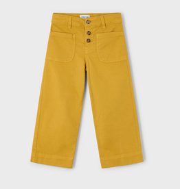 Mayoral mayoral wide legged mustard pants