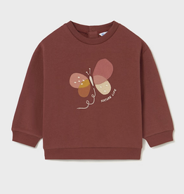 Mayoral mayoral butterfly sweatshirt