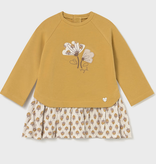 Mayoral mayoral mustard floral dress