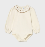 Mayoral mayoral embroidered collar top