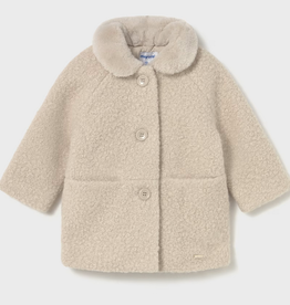 Mayoral mayoral vegan shearling coat