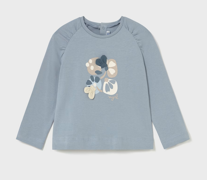 Mayoral mayoral sky blue graphic tee