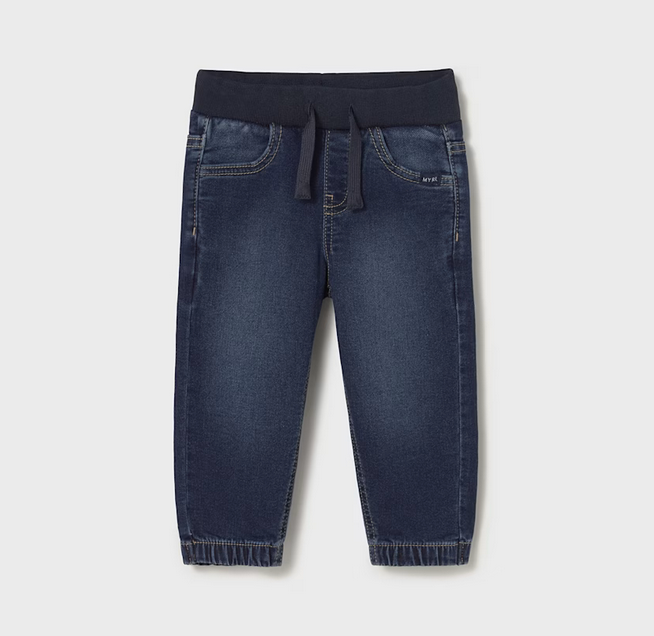 Mayoral mayoral dark denim joggers