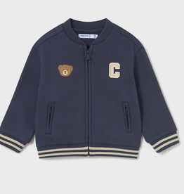 Mayoral mayoral teddy varsity jacket