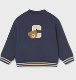 Mayoral mayoral teddy varsity jacket
