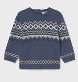 Mayoral mayoral blue fair isle sweater