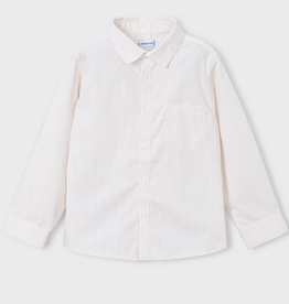 Mayoral mayoral latte striped buttondown