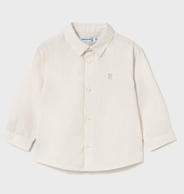 Mayoral mayoral latte striped buttondown