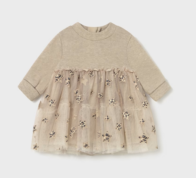 Mayoral mayoral leopard star dress