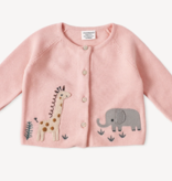 viverano organic blush safari cardigan