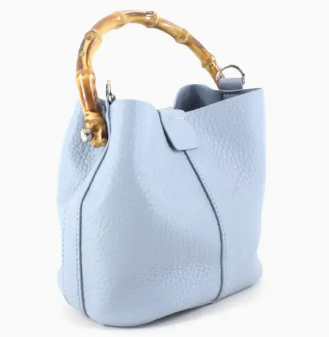 pretty persuasions bamboo handle crossbody