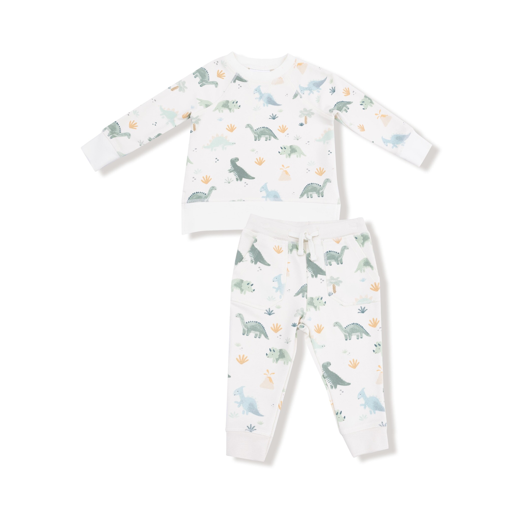 angel dear angel dear dinos jogger set