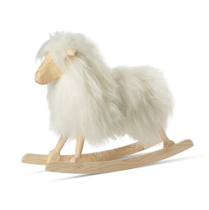 natures collection icelandic sheepskin rocker (ships from Denmark)