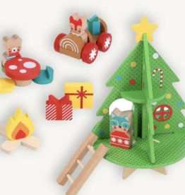 Petit Collage xmas tree wooden play set