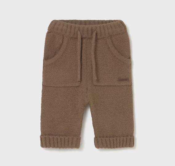 Mayoral mayoral cocoa knit pants