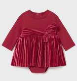 Mayoral mayoral cherry velvet dress