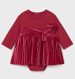 Mayoral mayoral cherry velvet dress