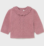 Mayoral mayoral blush collared sweater