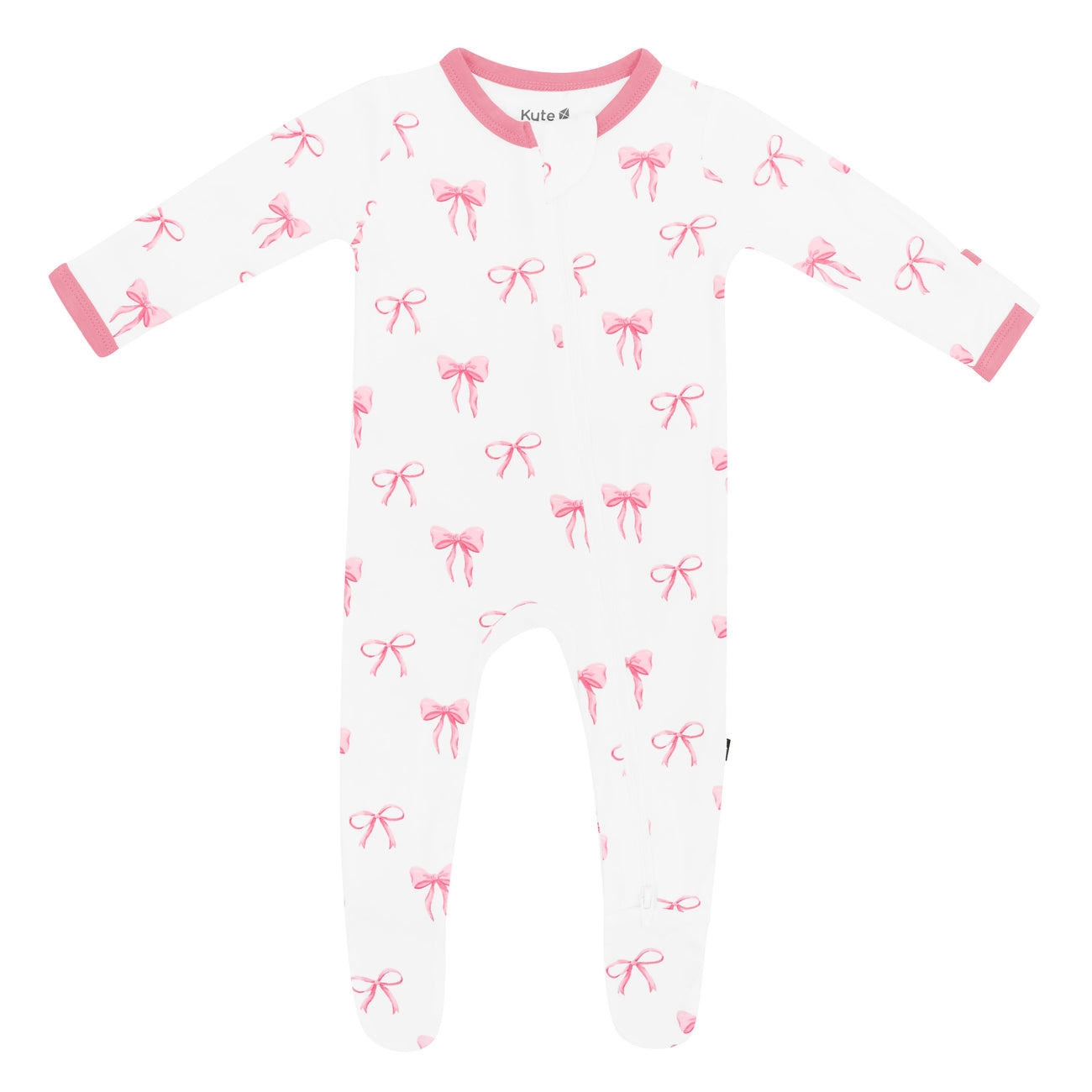 kyte baby kyte baby printed footie bee mine, love bug, bow, teddy bear, fluffy dog