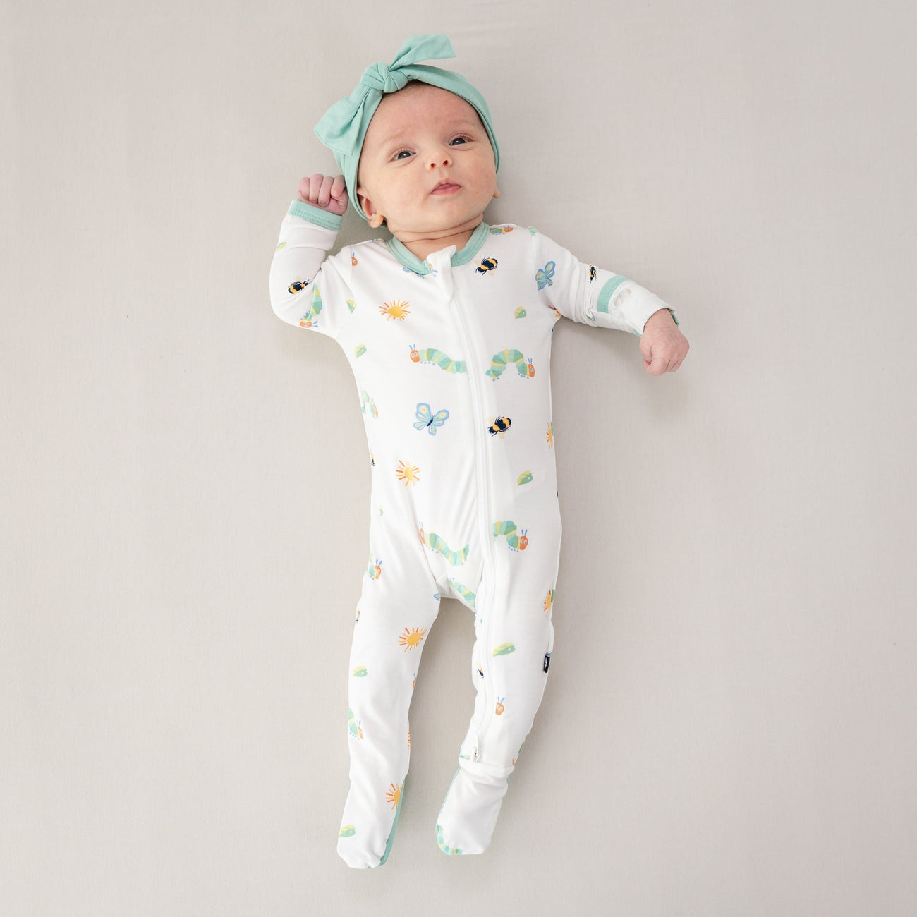 kyte baby kyte baby hungry caterpillar footie
