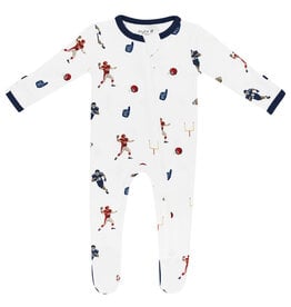 kyte baby kyte baby printed footie apple orchard, football