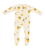 kyte baby kyte baby printed footie vintage boats, butterfly, lemons