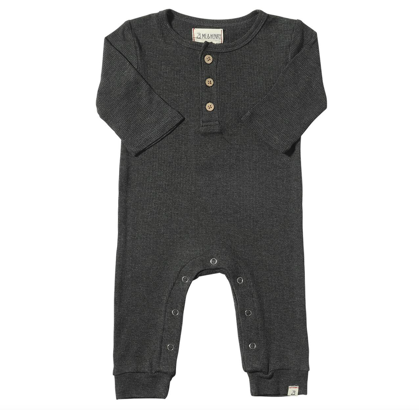 me & henry me & henry charcoal romper