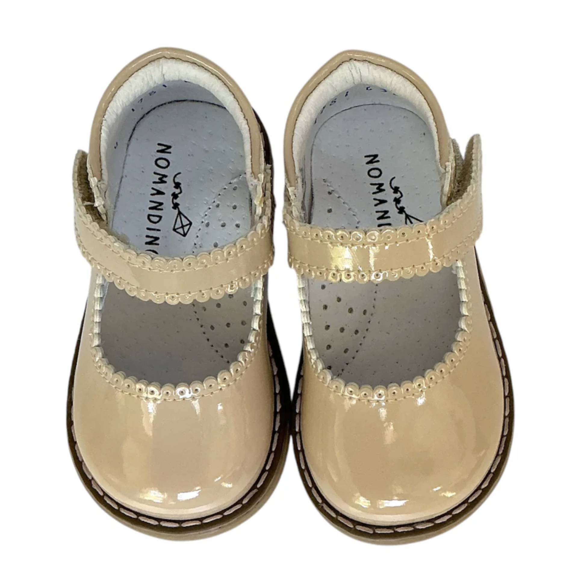 nomandino scalloped mary janes