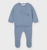 mayoral newborn mayoral atlantis knit set