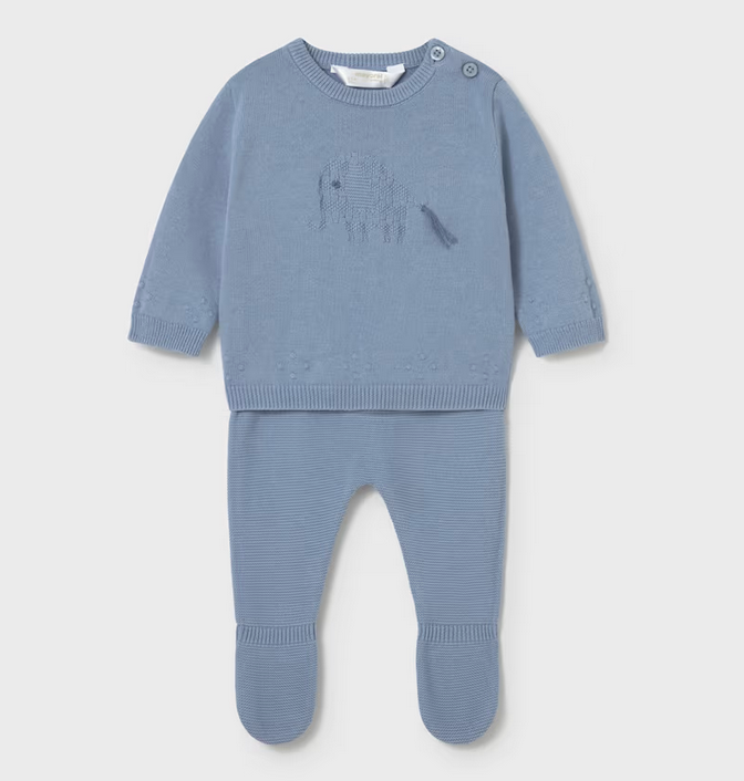 mayoral newborn mayoral atlantis knit set