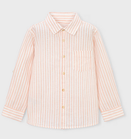 Mayoral mayoral striped linen buttondown